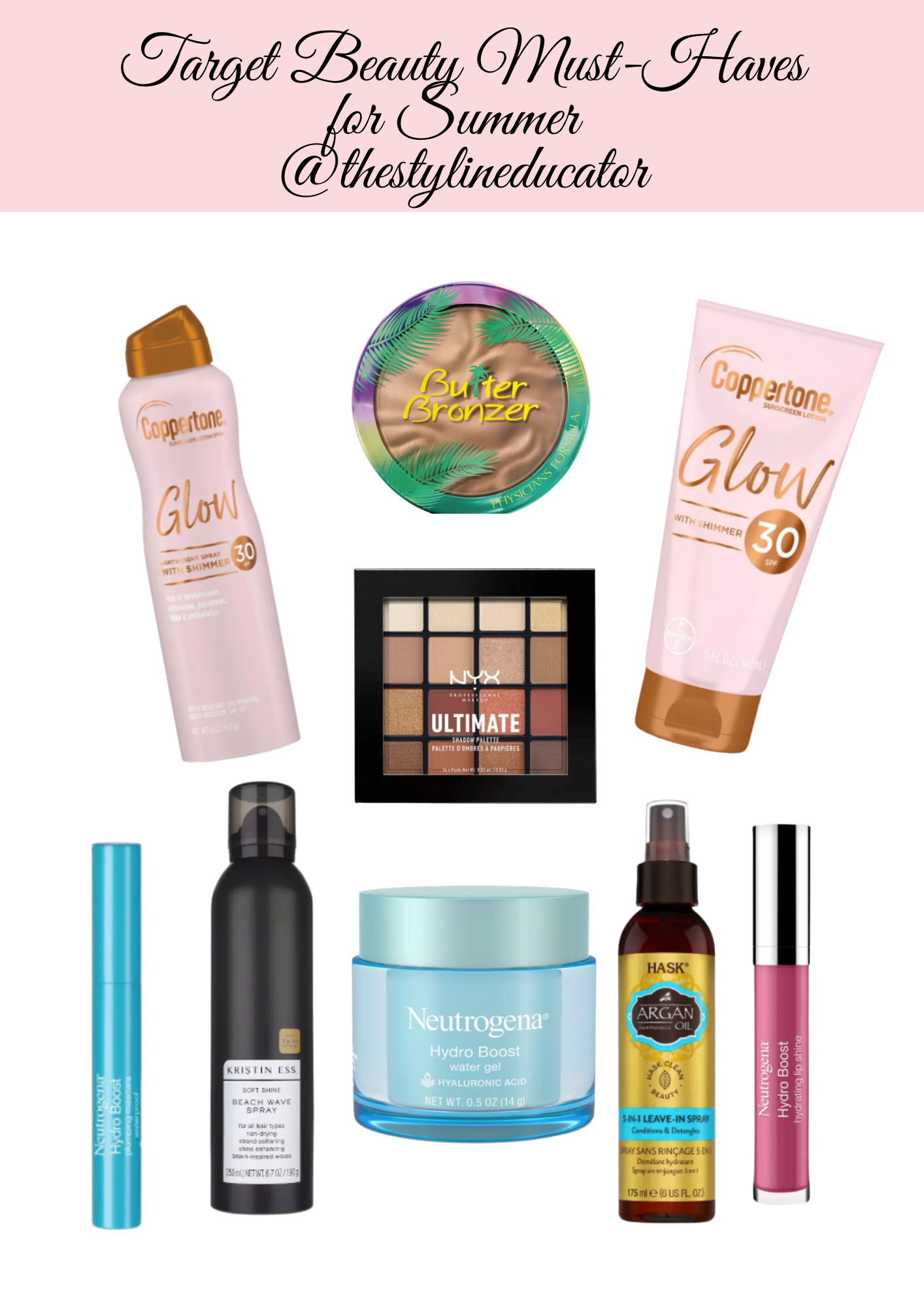 Target Beauty MustHaves for Summer The Stylin educator